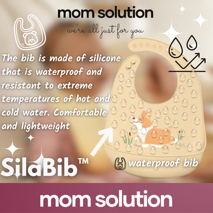 SilaBib™ - Adjustable Waterproof silicone Bib