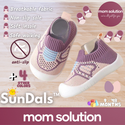 SunDals – Atmungsaktive, rutschfeste Babyschuhe 