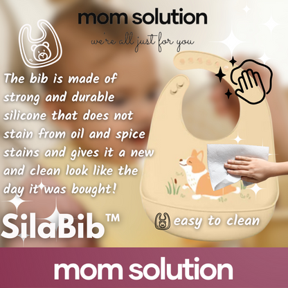 SilaBib™ - Adjustable Waterproof silicone Bib