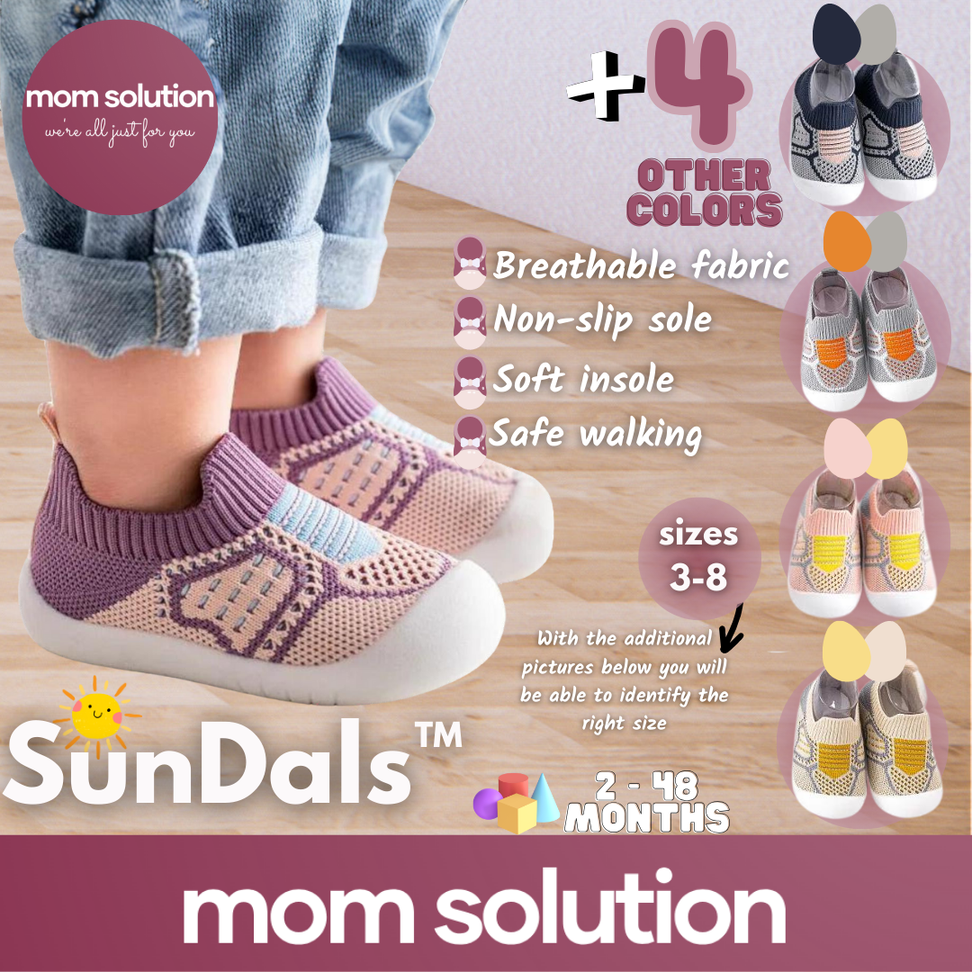 SunDals – Atmungsaktive, rutschfeste Babyschuhe 