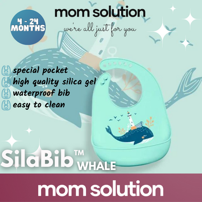 SilaBib™ - Adjustable Waterproof silicone Bib