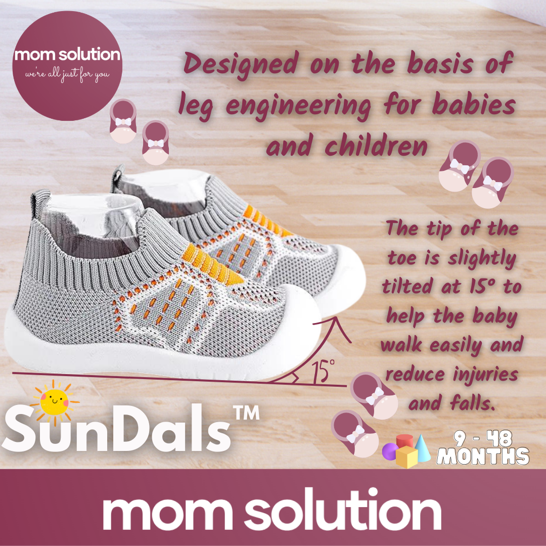 SunDals – Atmungsaktive, rutschfeste Babyschuhe 