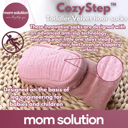 CozyStep™ – Bodensocken aus Samt für Kleinkinder 