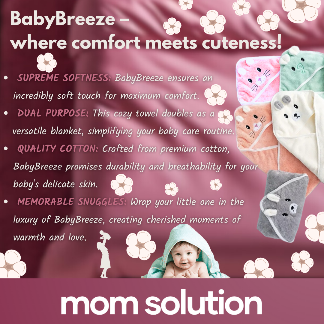 BabyBreeze™ Towels - Cotton fabric towel & blanket