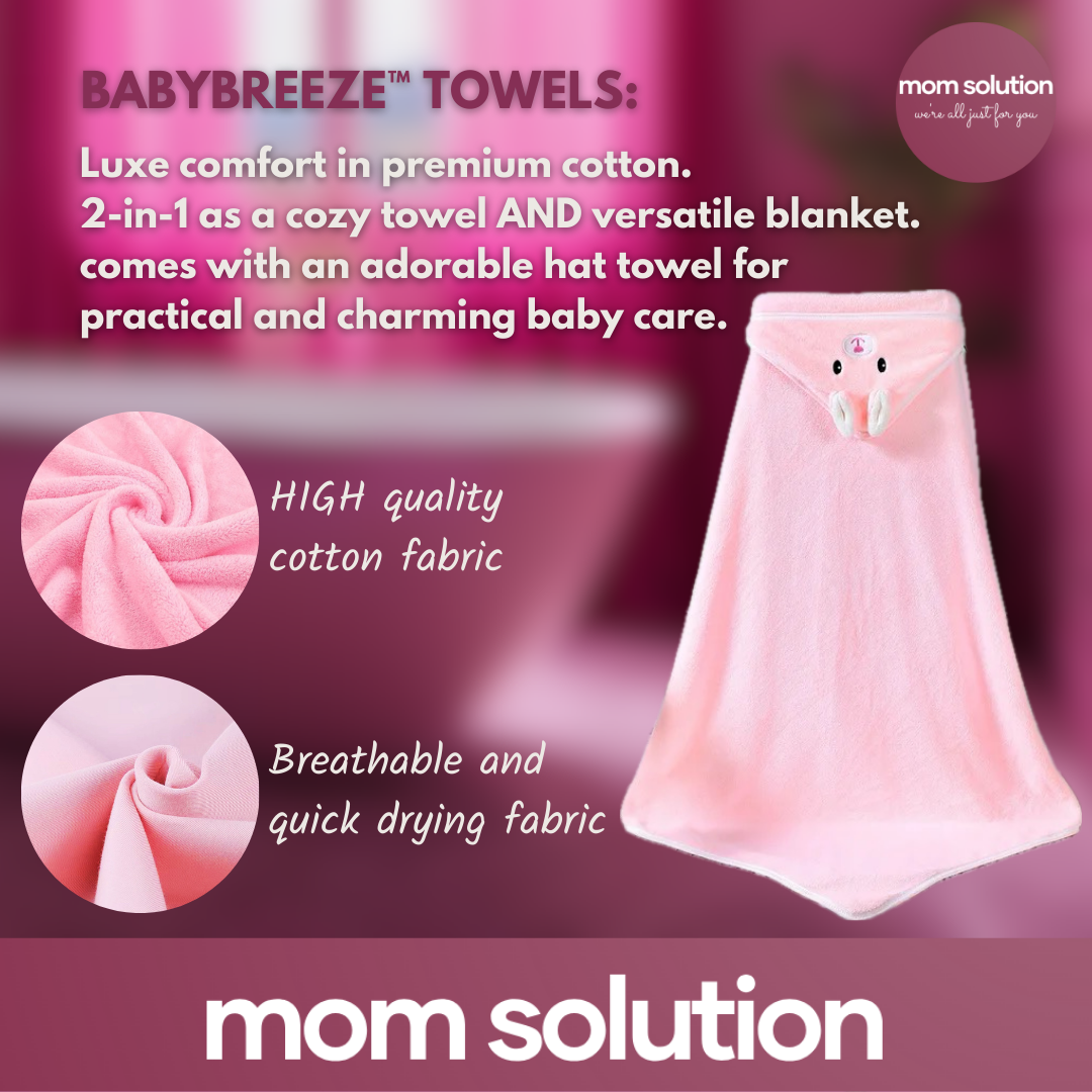 BabyBreeze™ Towels - Cotton fabric towel & blanket