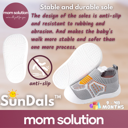 SunDals – Atmungsaktive, rutschfeste Babyschuhe 