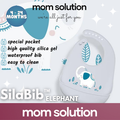 SilaBib™ - Adjustable Waterproof silicone Bib