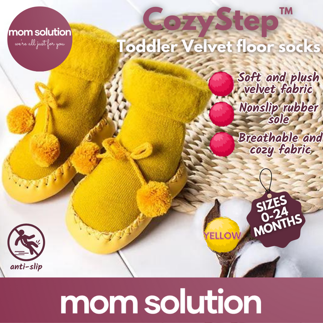 CozyStep™ – Bodensocken aus Samt für Kleinkinder 