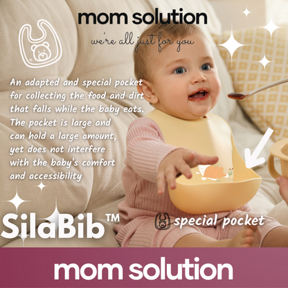 SilaBib™ - Adjustable Waterproof silicone Bib